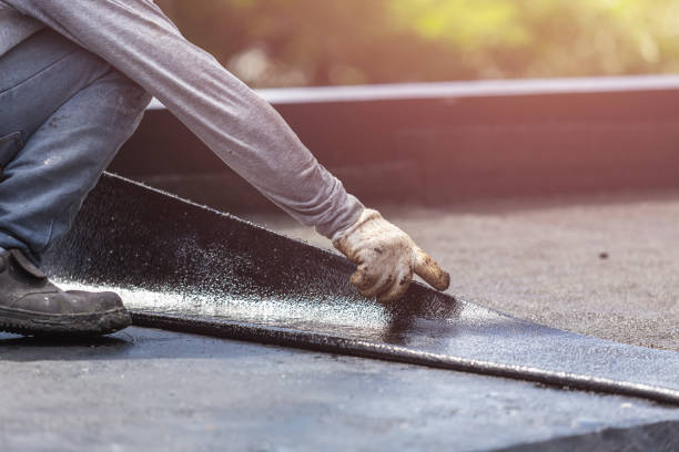 Professional Waterproofing technician working in Blanford, IN